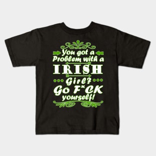 Ireland Irrin Girls Women St. Patrick's Day Kids T-Shirt